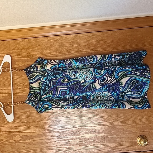 INC International Concepts Dresses & Skirts - INC paisley blue dress